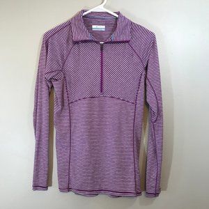 Columbia Omni-Wick 1/3 Zip Athletic Top Size M